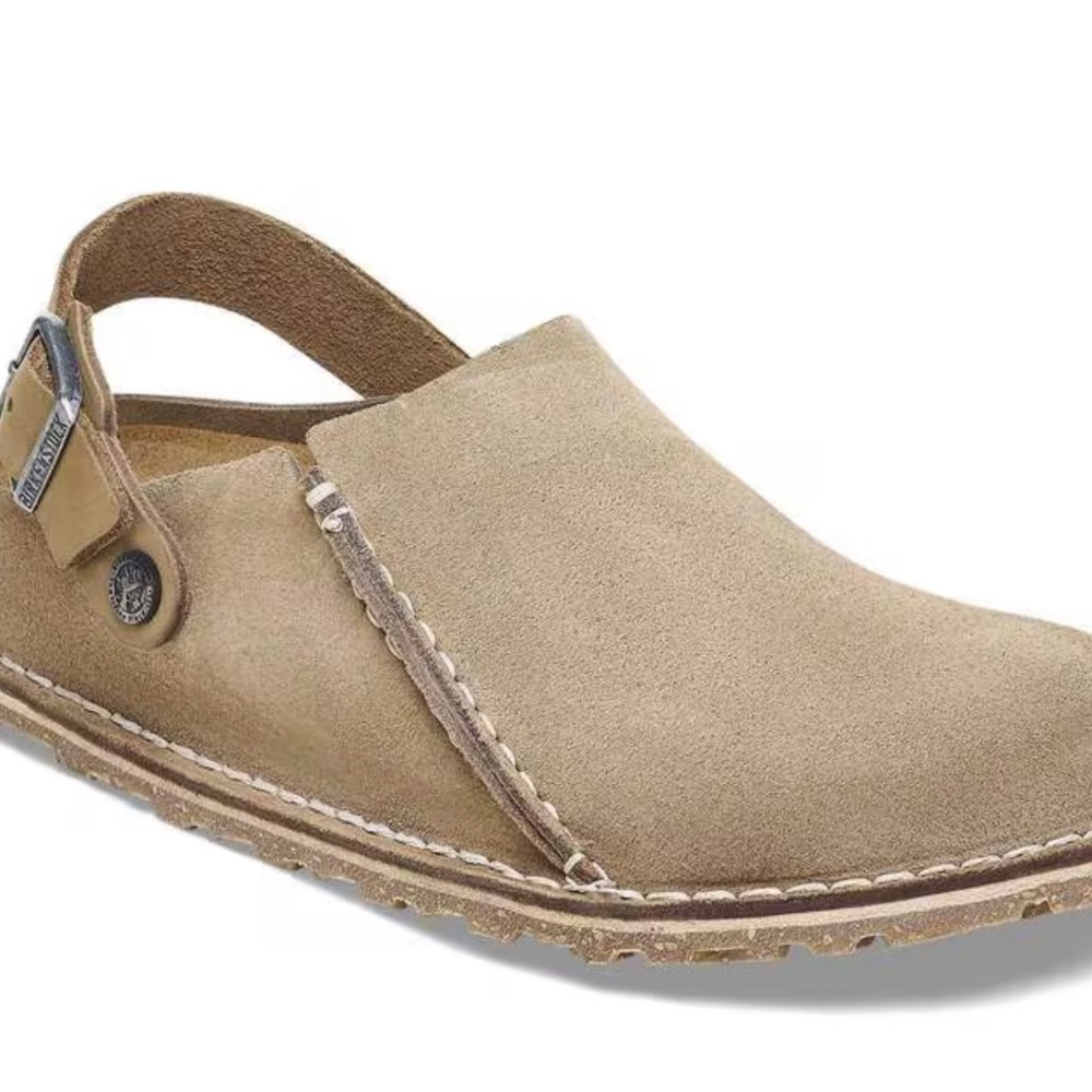 Birkenstock Men's Beige Suede Loafers